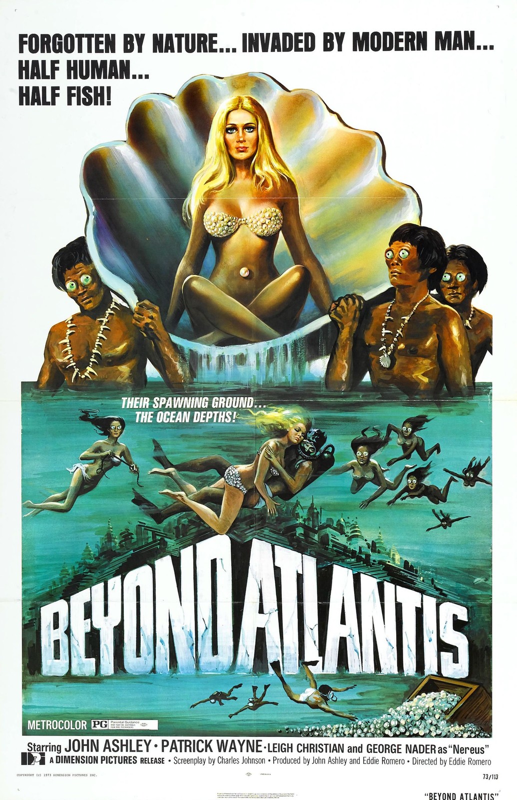 Beyond Atlantis Movie Poster Print Wall Art Home Decor Vintage Film