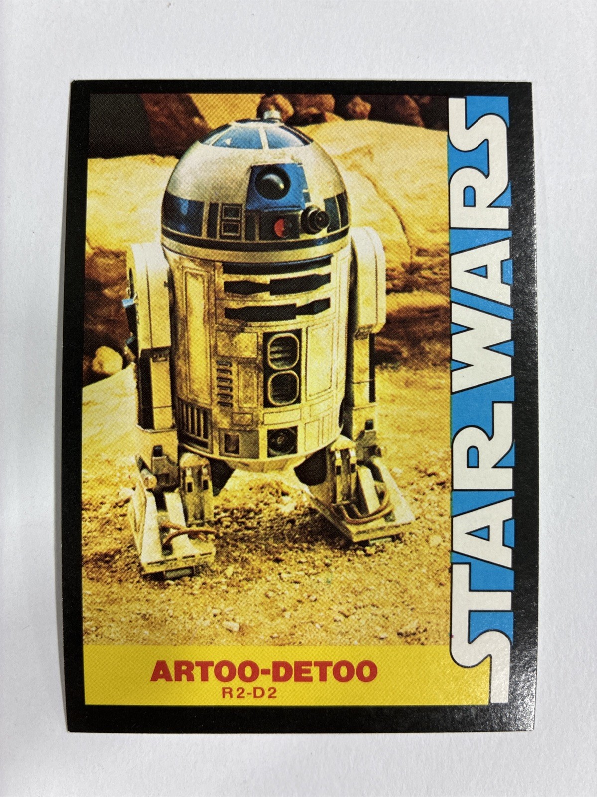 Star Wars Artoo-Detoo R2-D2 8 Excellent-Mint EX-MT Wonder Bread 1977
