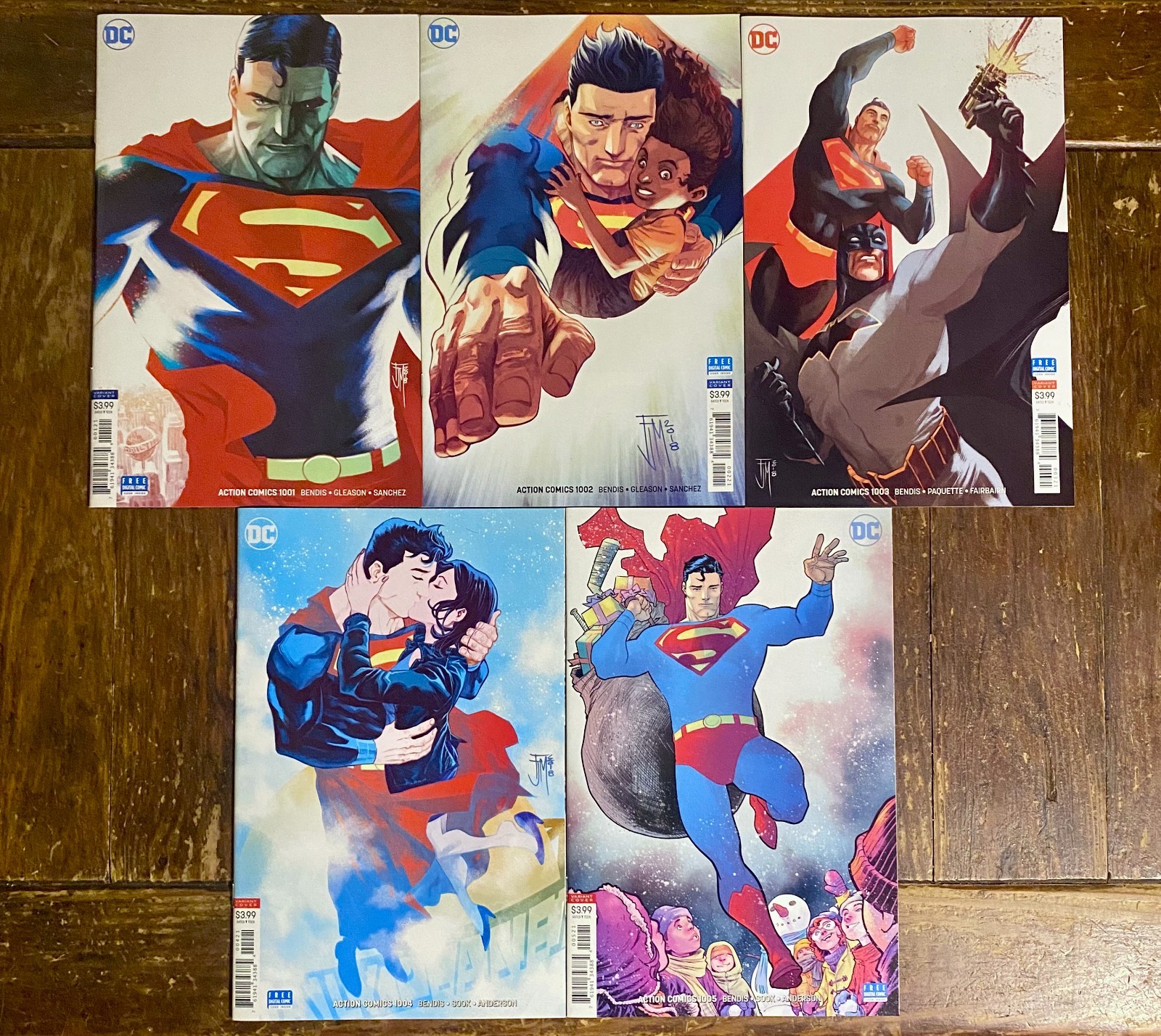 ACTION COMICS #1001-1005 💥 | VARIANT LOT | DC | FRANCIS MANAPUL SUPERMAN WOW