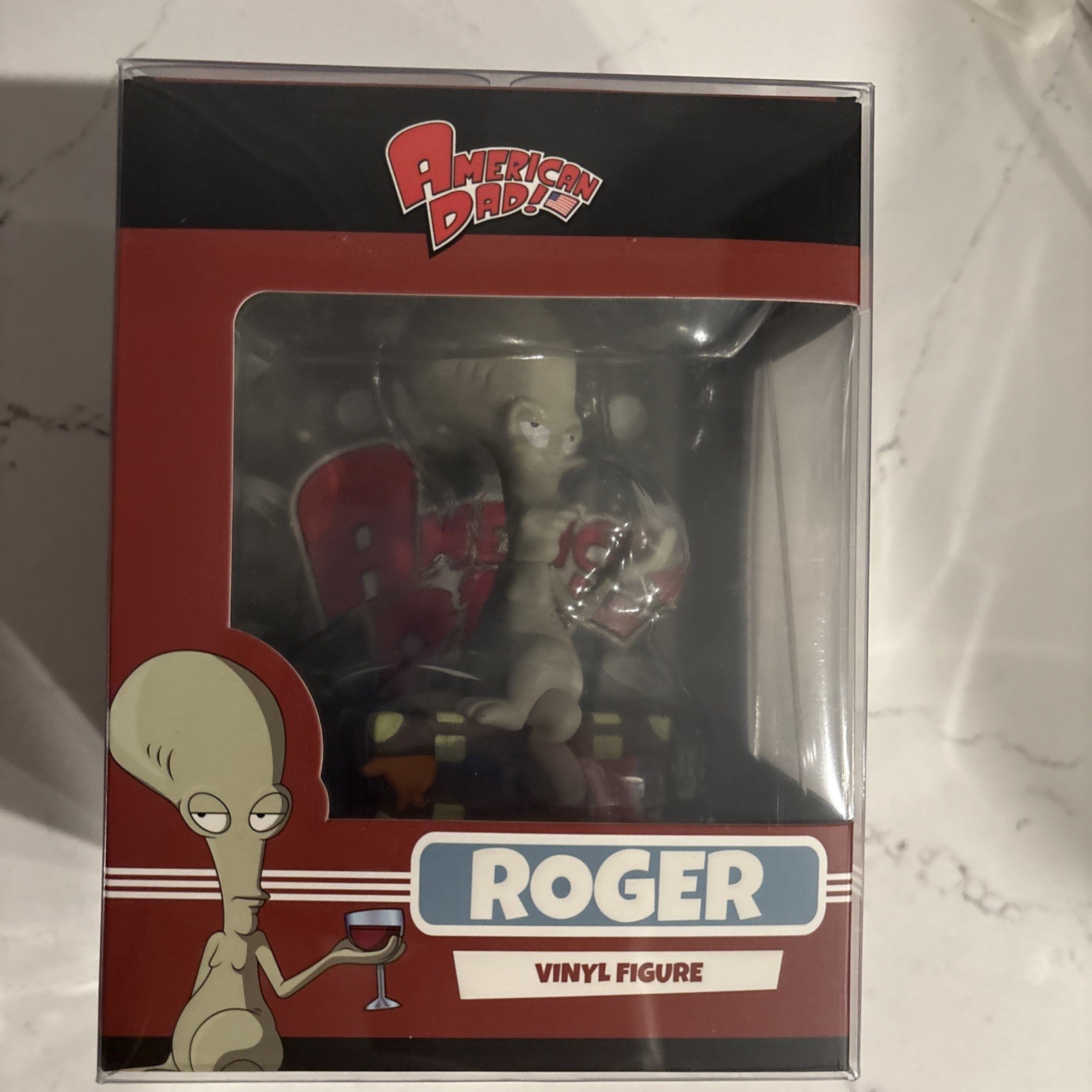 Youtooz American Dad Roger Vinyl Figure  W/protector Limited Edition New