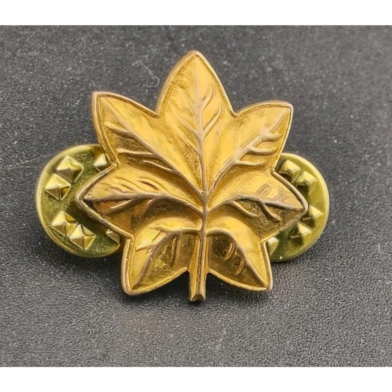 Vintage Hilborn-Hamburger 1/20 10K GF Major Gold Oak Leaf Rank Pin SER 135 Korea