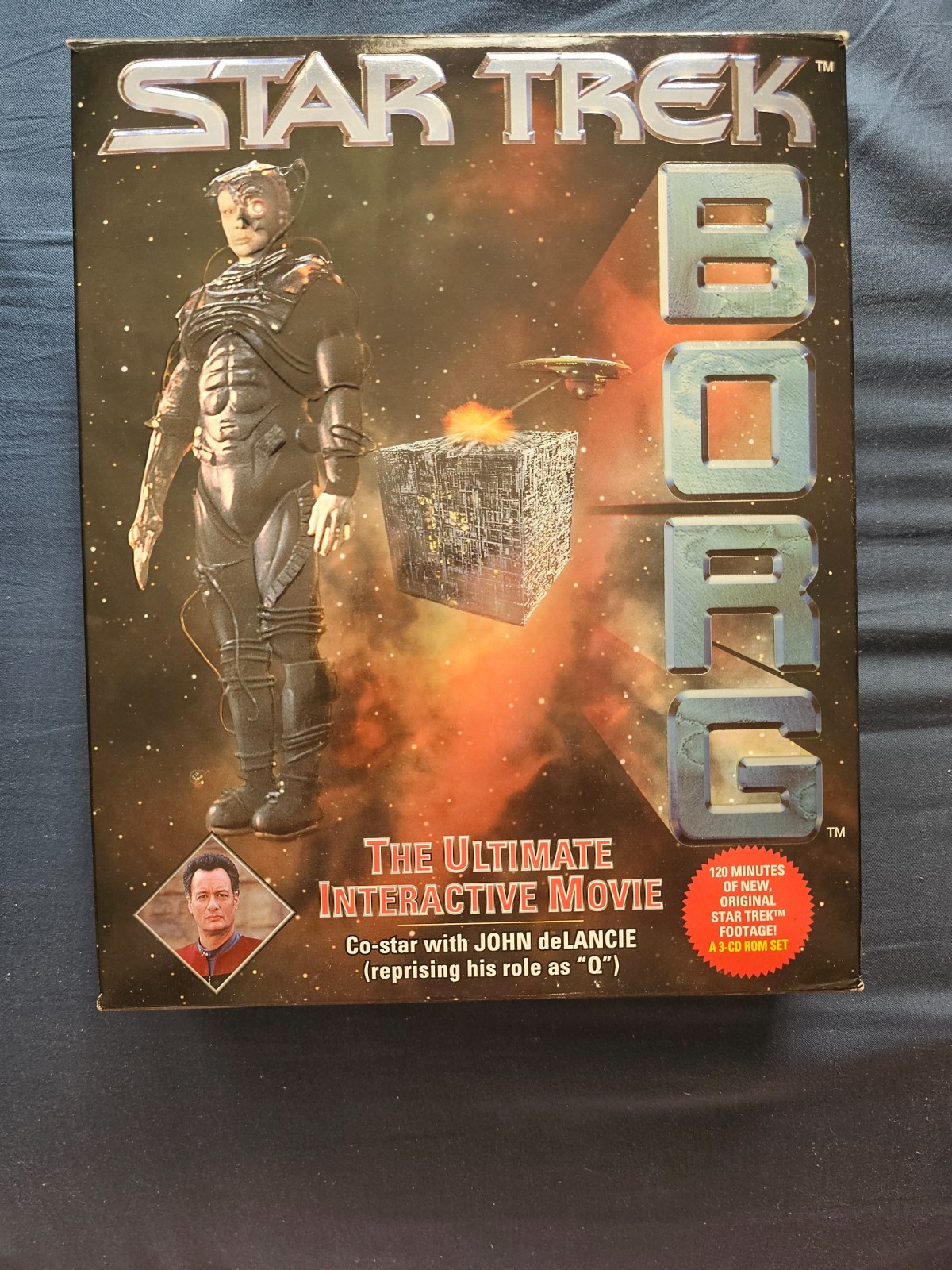 Star Trek Borg The Ultimate Interactive Movie PC CD-ROM Big Box Complete