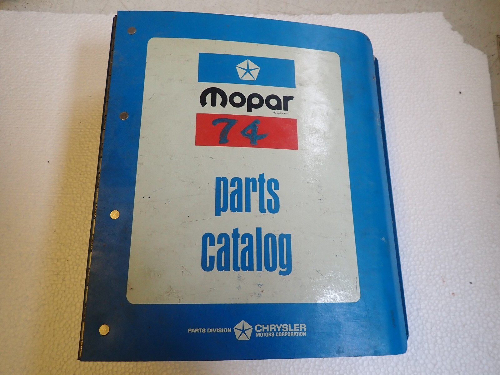 Original Huge 1974 Mopar Parts Catalog Plymouth Dodge Chrysler Barracuda + + +