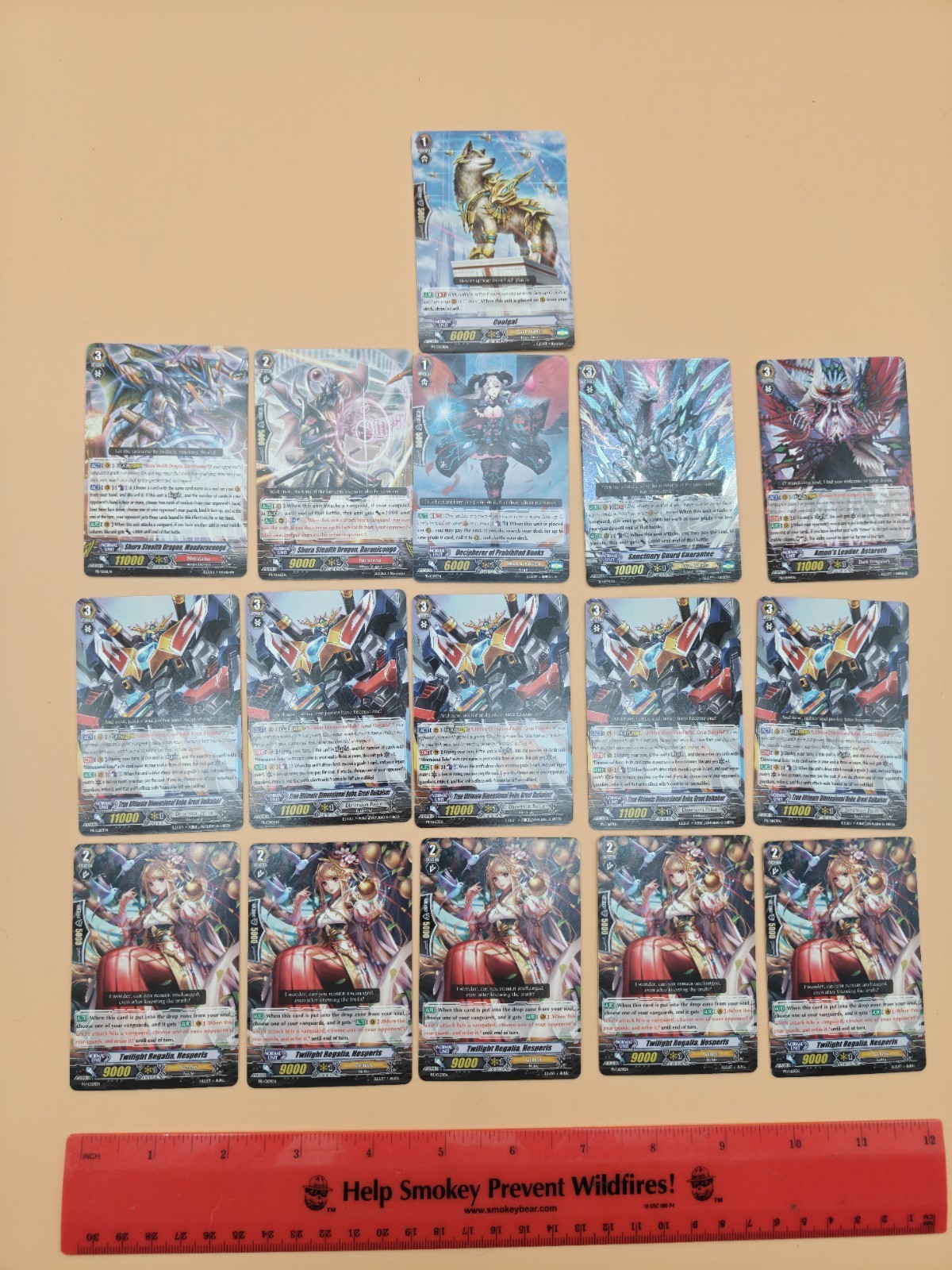 Cardfight Vanguard English Promo Lot 16 Great Daikaiser Hesperis Astaroth PR