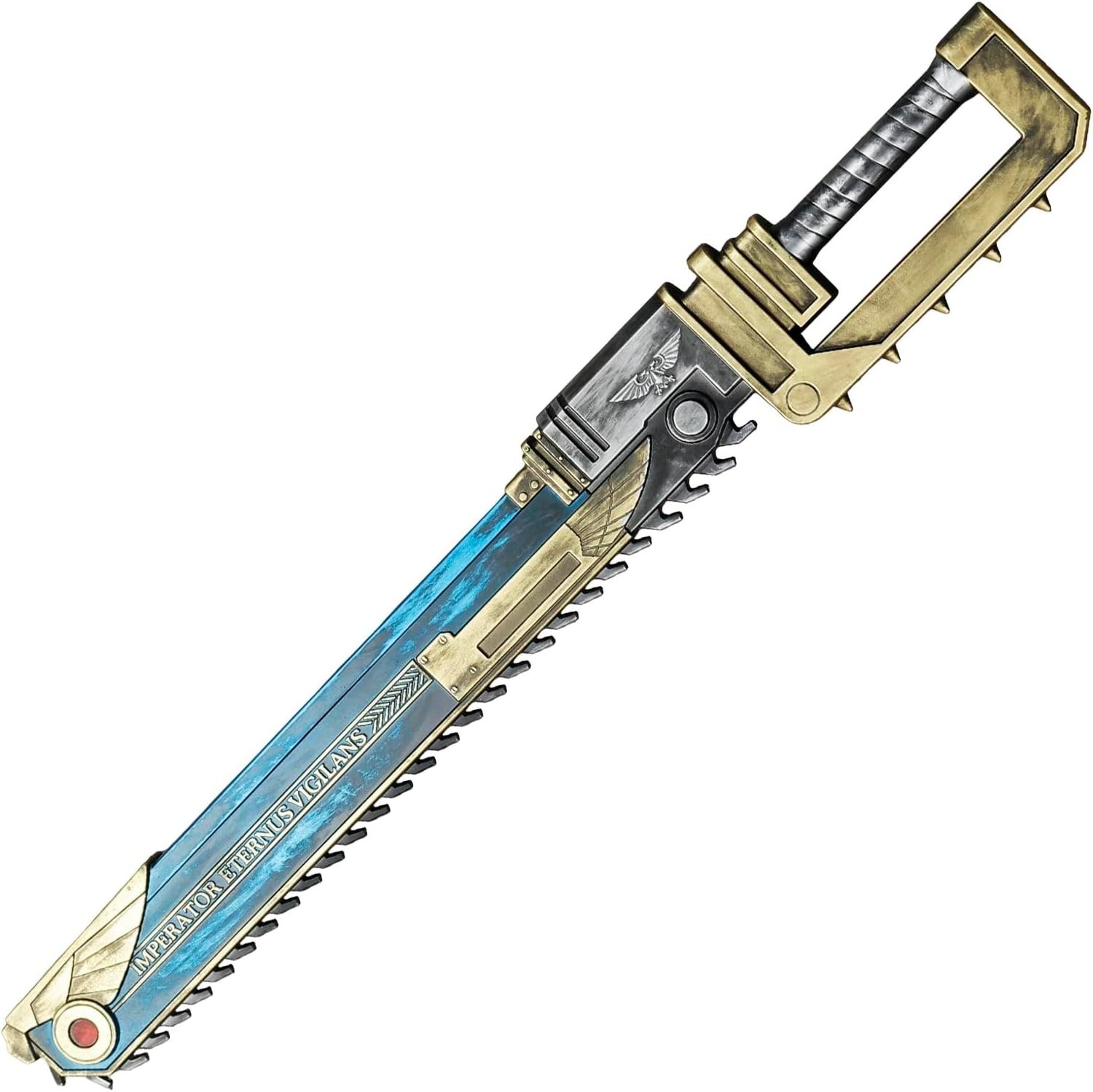 40” Warhammer 40K Space Marine 2 Mark XI Hell’s Teeth Chainsword Foam Cosplay