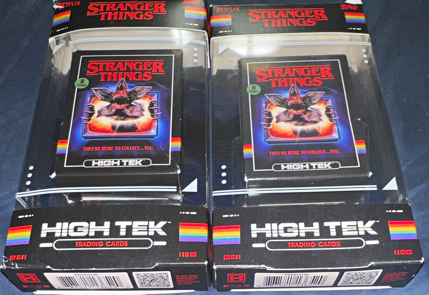 Topps 2017 Stranger Things High Tek Trading Cards 2 opened Boxes w/ Cards
