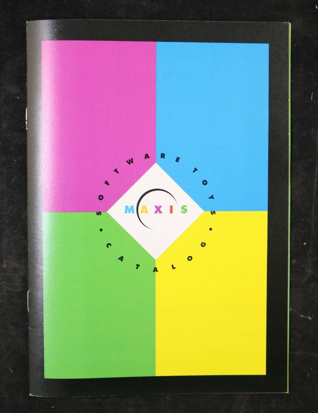 Vintage 1992 Maxis Games Software Catalog -A-Train, Sim Ant, Sim Earth, Sim City