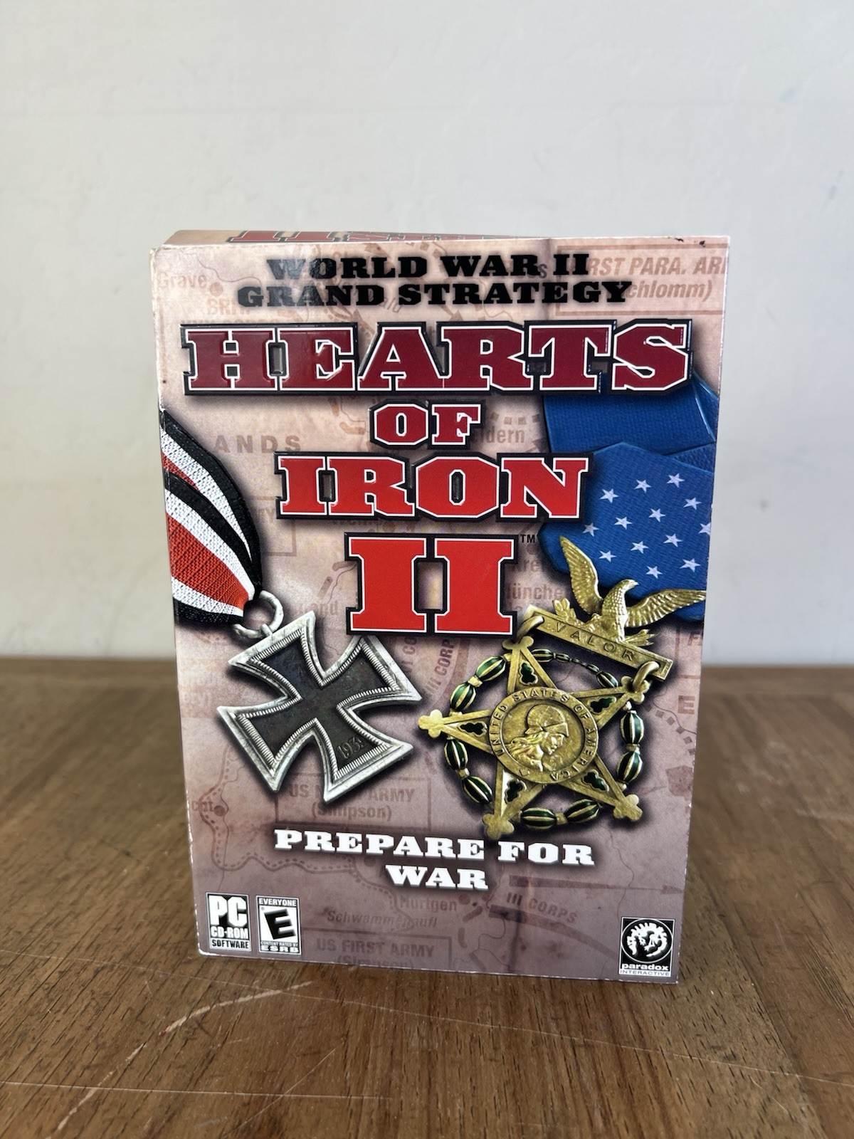 Hearts of Iron II Paradox 2005. Windows 98/ME/2000/XP. NEW -SEALED
