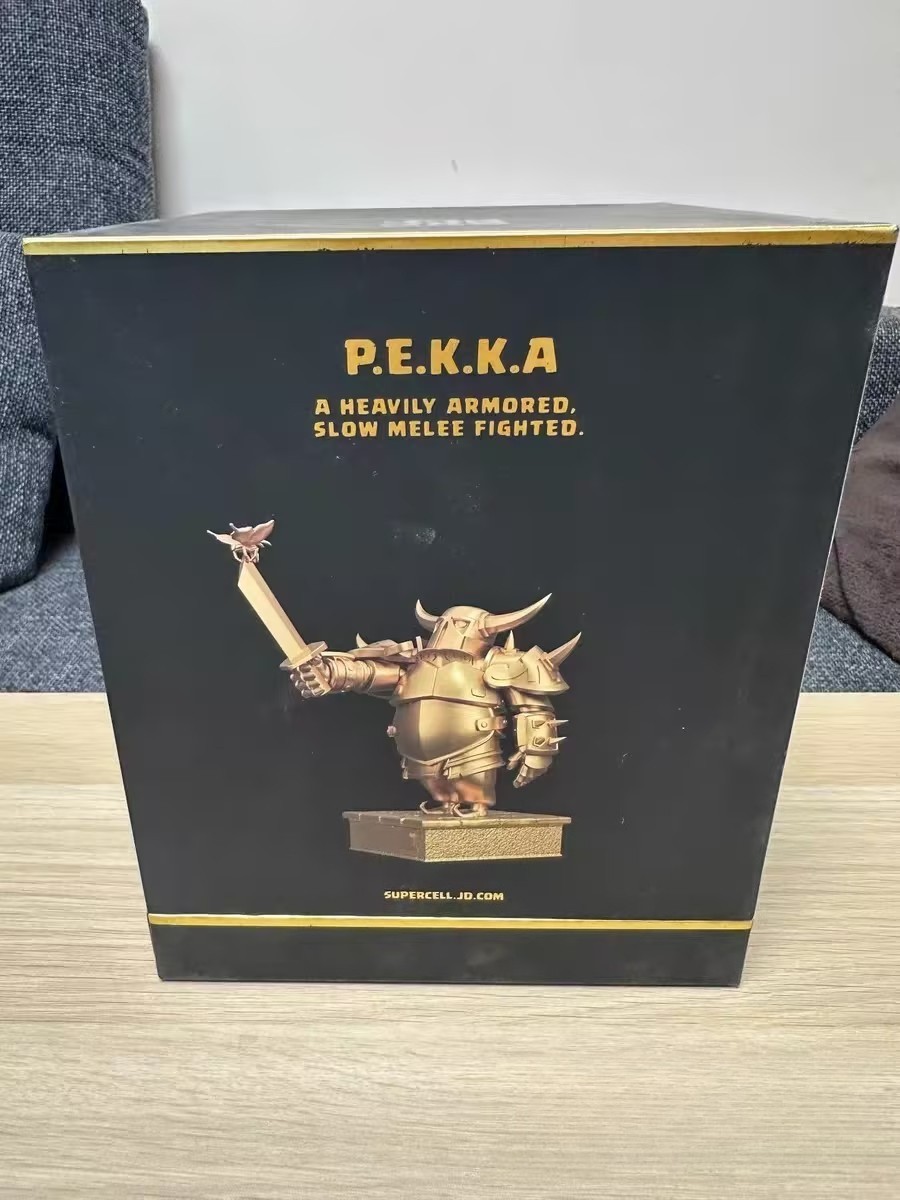 In Stock Supercell Clash of Clans Gold PEKKA Statue Limited Edition Figure