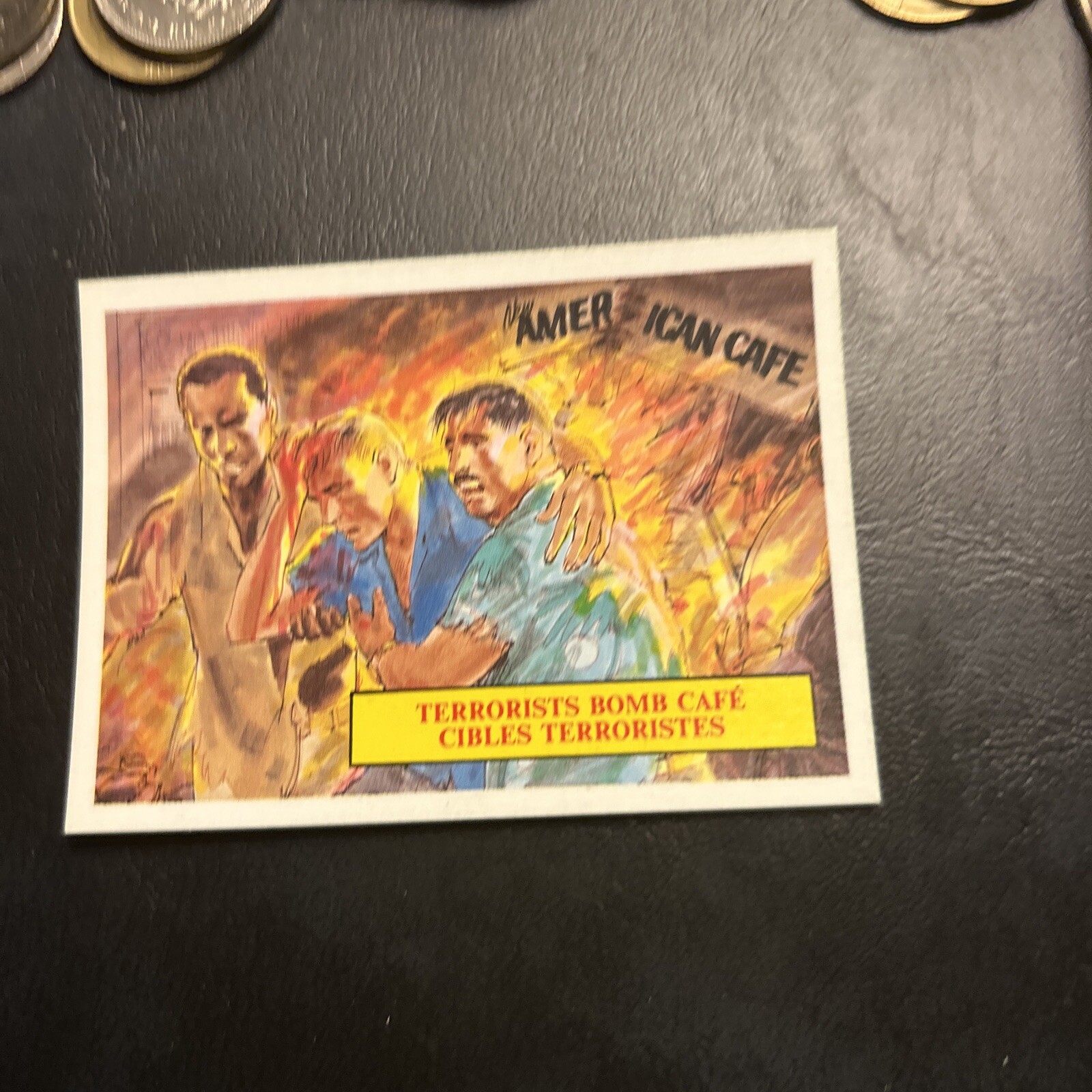 Jb2 Vietnam Fact Cards, 1988 #26 terrorist Bomb, Café Saigon