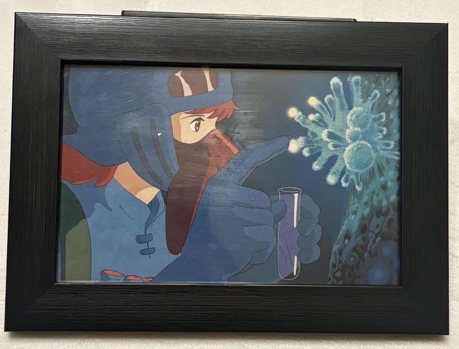 Nausicaa Of The Valley Of The Wind Framed Art Postcard Official Art Studio Ghibl