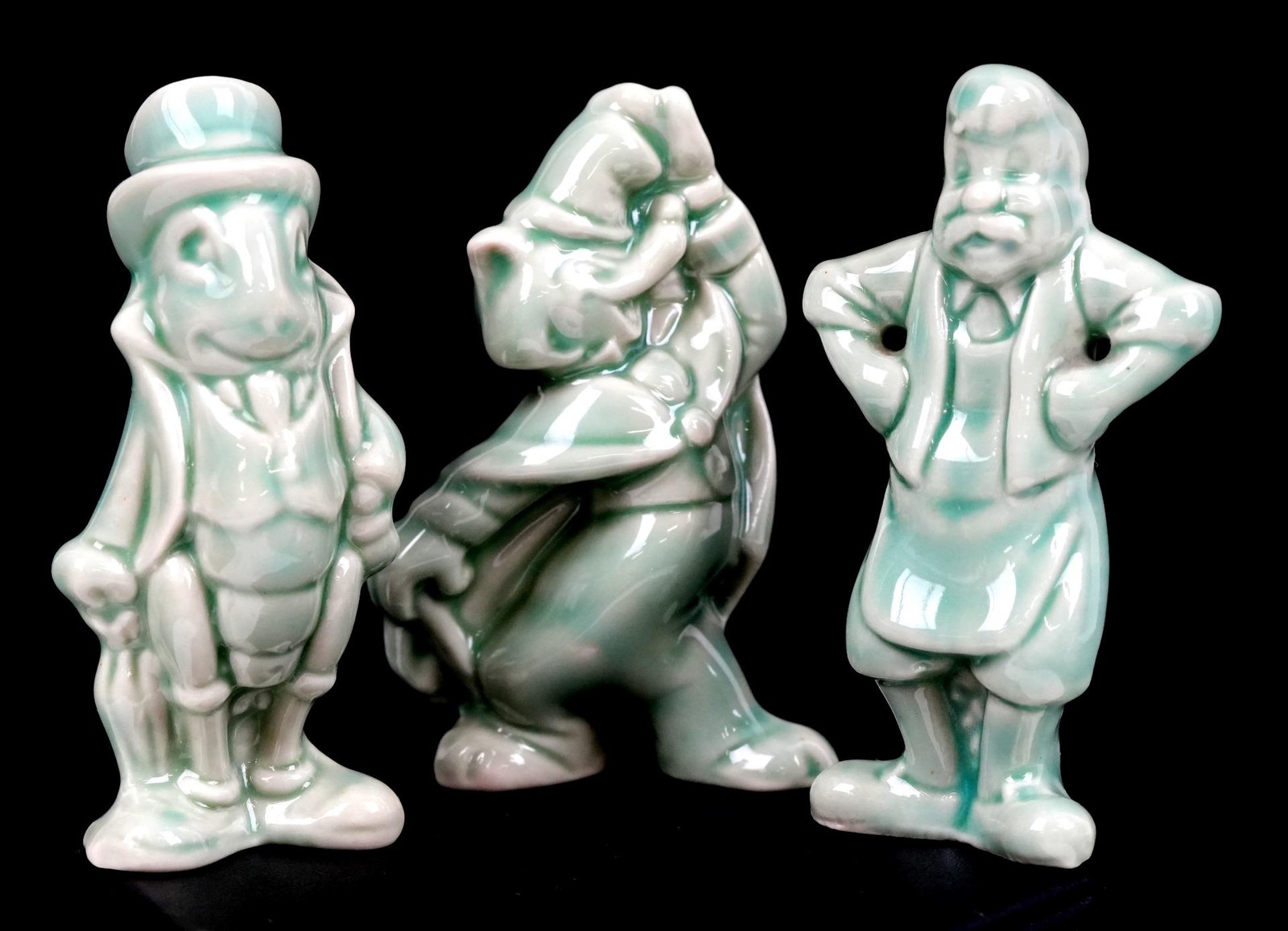 National Porcelain Disney Geppetto Jiminy Cricket Honest John 3