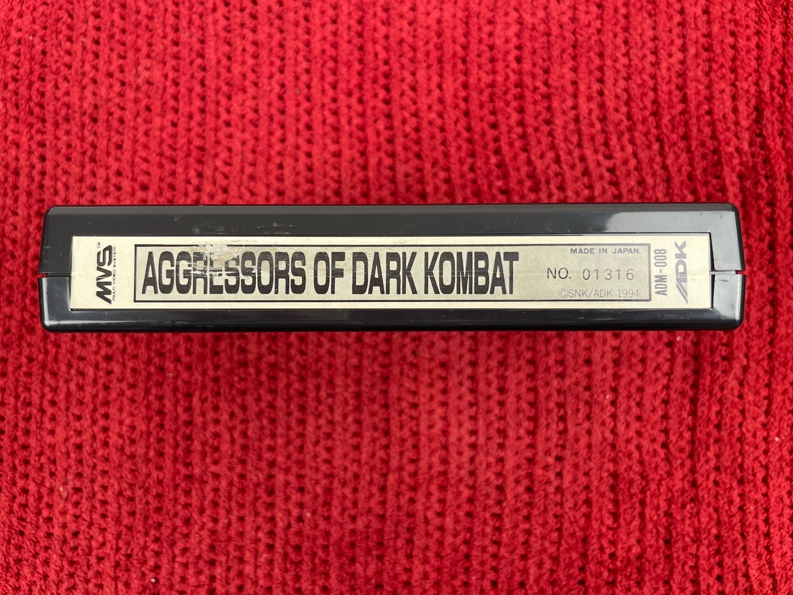 NEO GEO MVS Aggressors Of Dark Combat English Cartridge Only