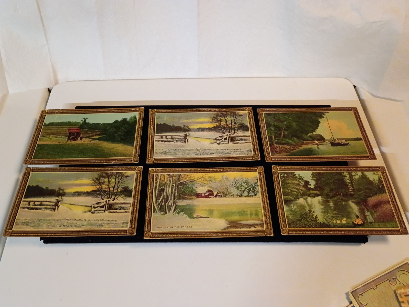 1909 / 1910 Set of 6 Vintage Cards, all are in VGC , see pictures,