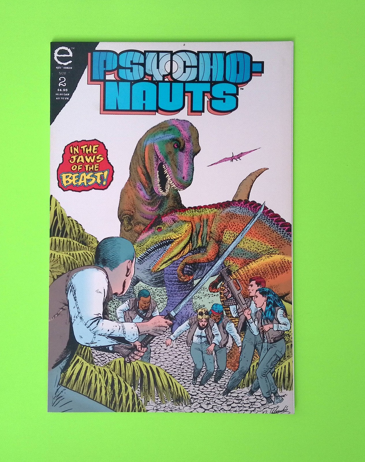 Psychonauts #2 1993 Epic Comics High Grade Comic Book B110-146