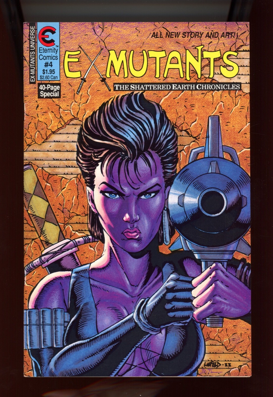 1988-90 Eternity, Ex-Mutants:The Shattered Earth Chronicles, #1 to #15, BX4