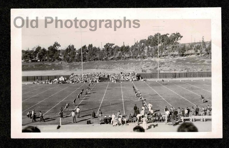 FOOTBALL GAME KICK OFF 1945 REDONDO VS AHS OLD/VINTAGE PHOTO- H989
