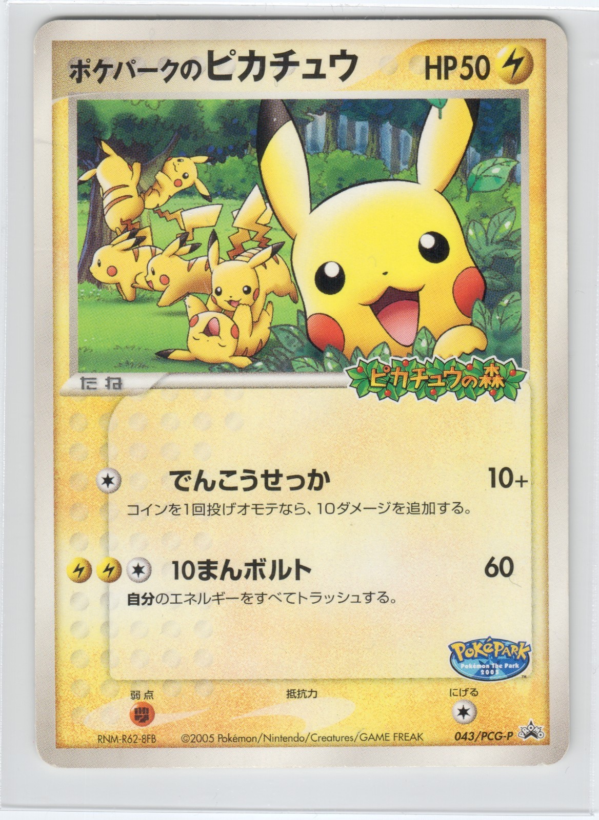 Pokemon PokéPark's Pikachu PCG-P 043 Japanese Promo HP