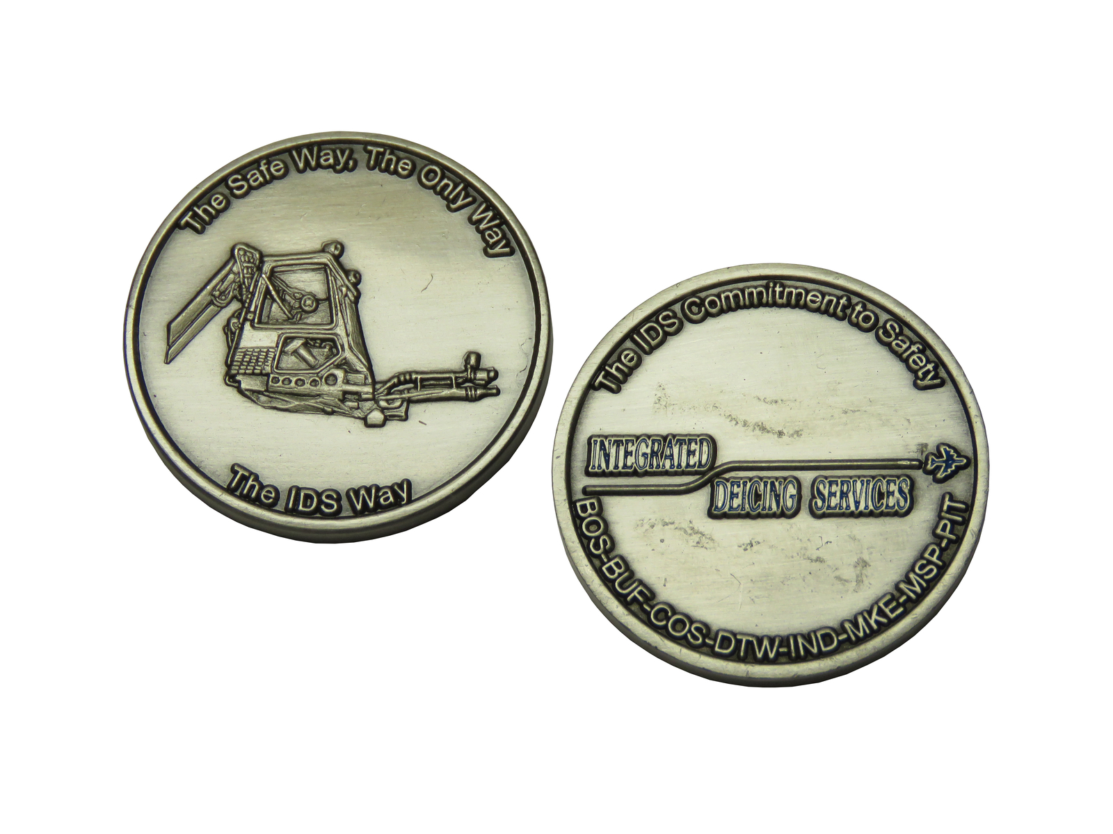 Integrated Deicing Services Challenge Coin