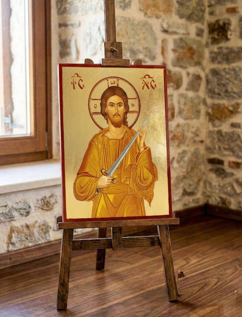 Large Byzantine Icon of Christ 