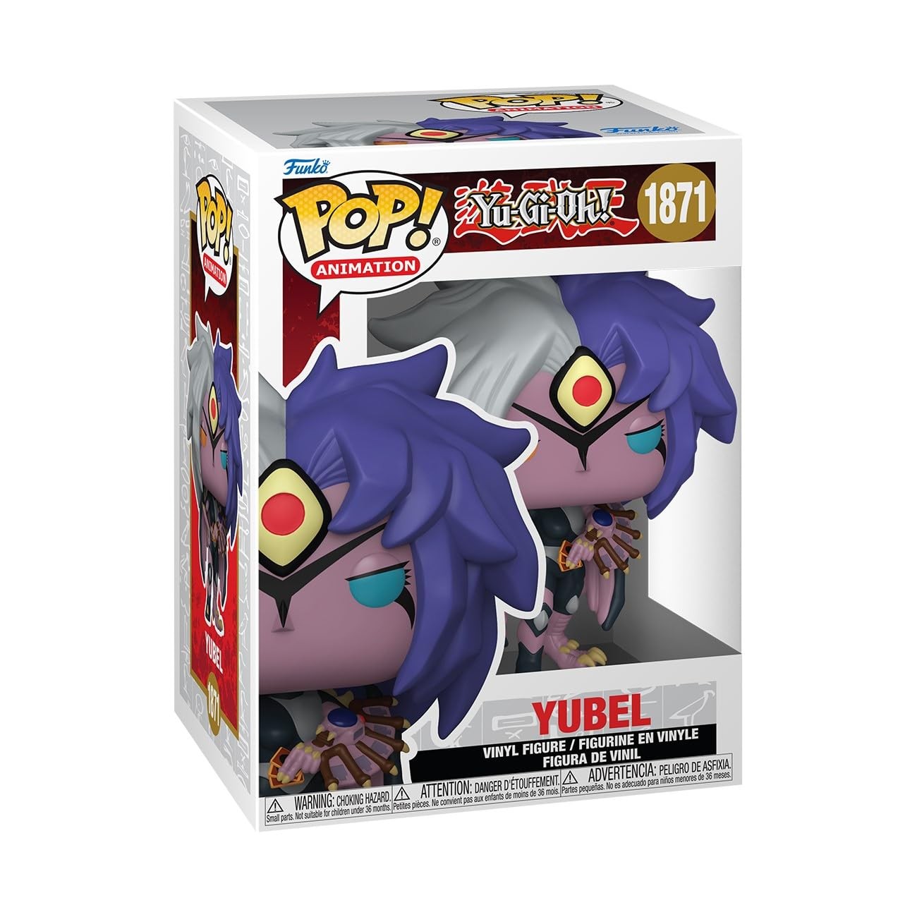 Yubel Vinyl Figure Collectible Yu Gi Oh Funko Pop 375 Inches Tall Multi Color