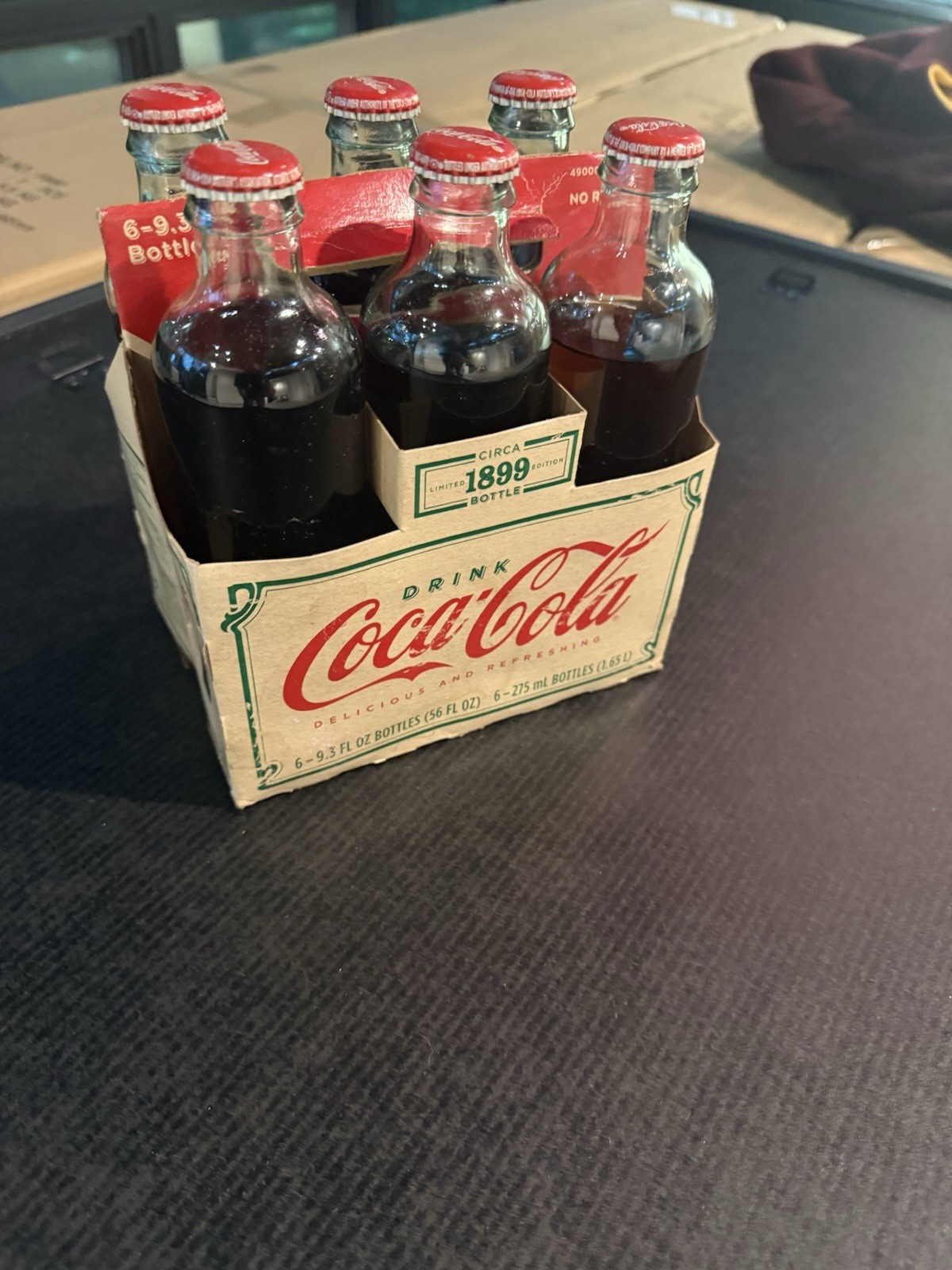 Coca-Cola Circa 1899 Limited Edition 6 pack Vintage Coca Cola Full Collectible