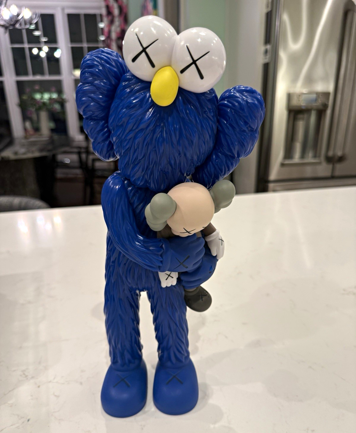 KAWS TAKE Open Edition Blue Vinyl Figure Medicom 2020 Authentic StockX w/ Box