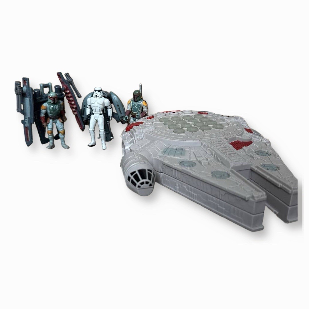 1997 Star Wars Millenium Falcon Sounds Of The Force Electronic Memory Game Tiger