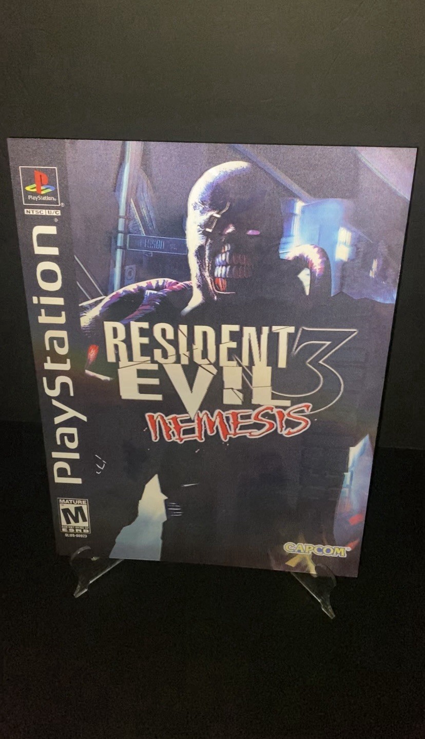 Video Game Image Changing 3D Holographic Lenticular Poster