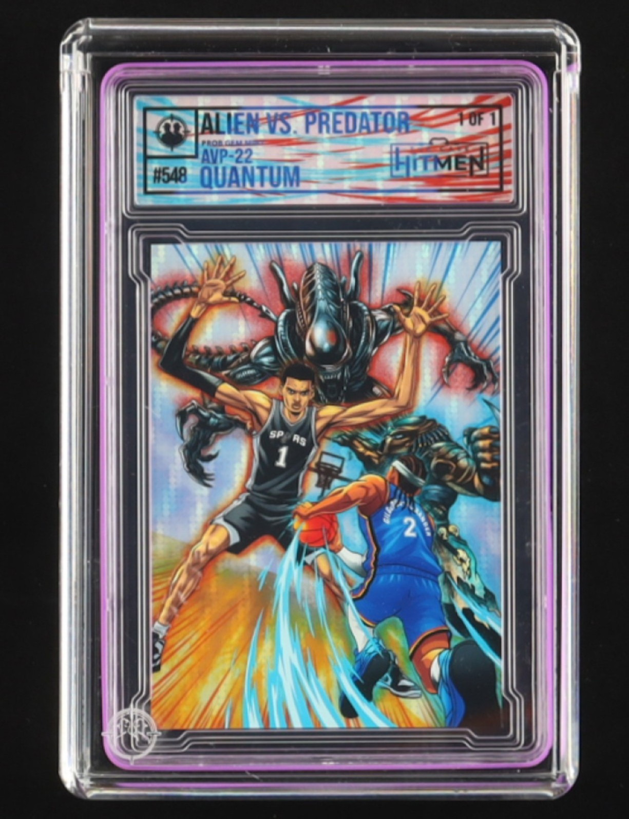 The Case Hitmen Alien vs Predator AVP-22 Quantum Paul Hitmen Auto 1/1 #548 2026