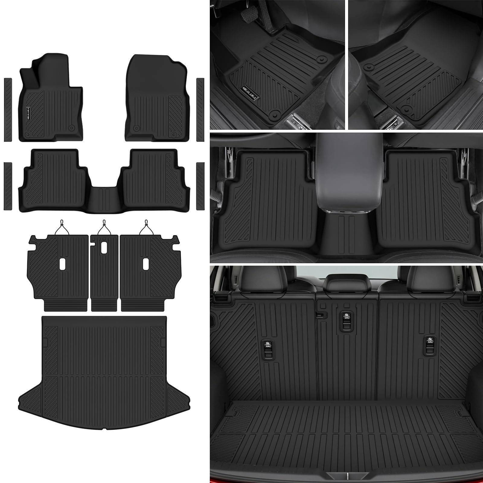 Floor Mats for Mazda CX-5 2017-2021 2022 2023 2024 2025 All Weather Backrest ...