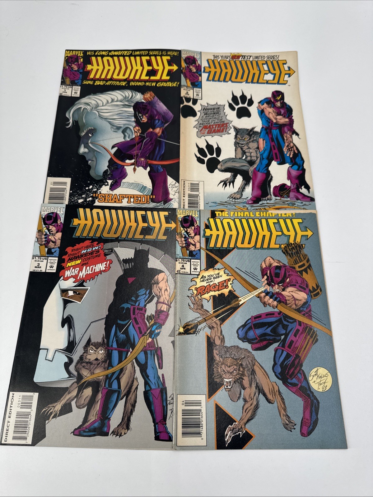 HAWKEYE #1-4 (Marvel Comics 1983) -- #1 2 3 4 - FULL RUN Ships Fast