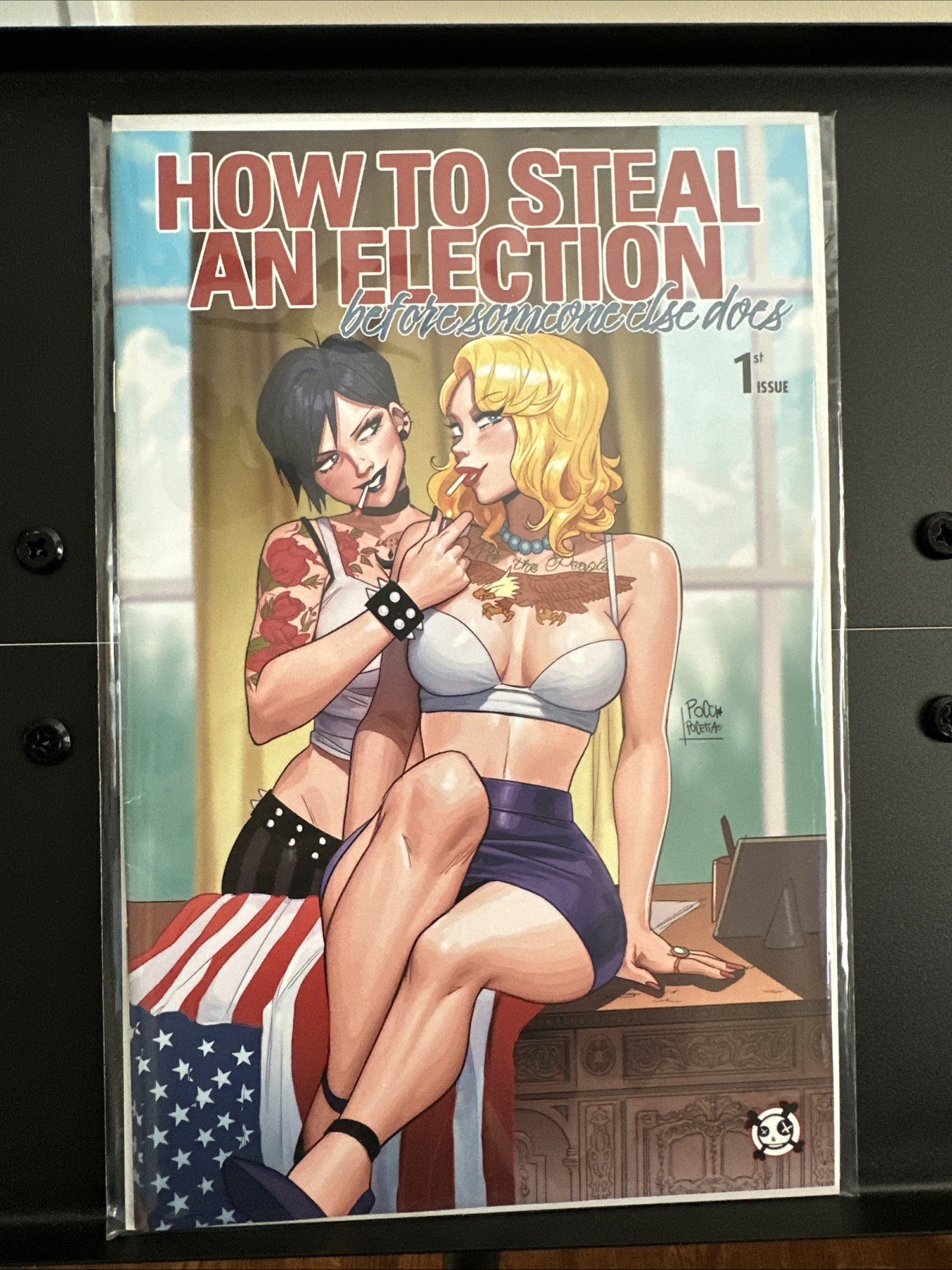 How To Steal An Election #1 Cover A Pocetta (Mature)