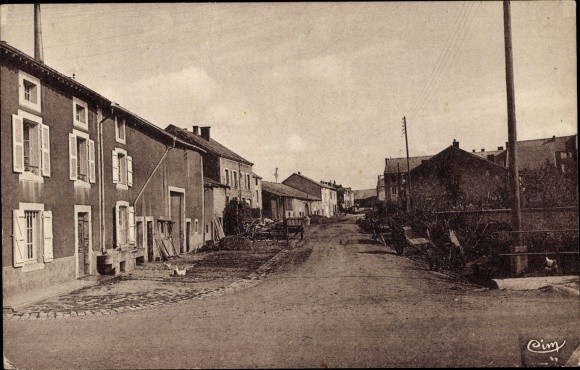 Postcard Blagny Ardennes, Route des Deux-Villes - 4040482