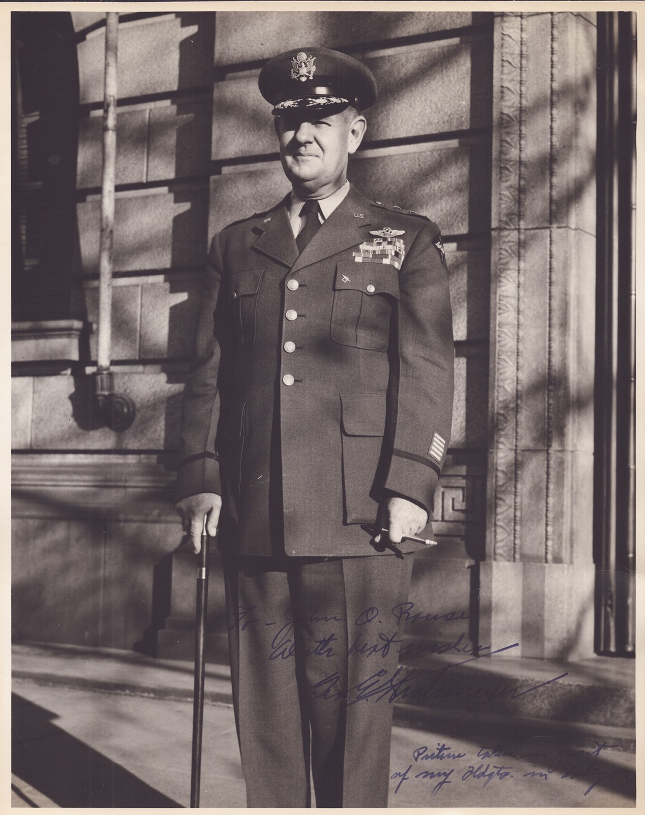GEORGE F. STRATEMEYER - INSCRIBED PHOTOGRAPH SIGNED