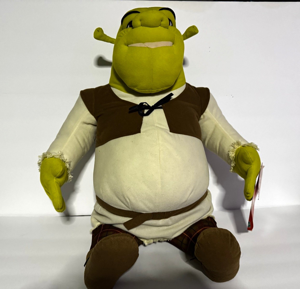 Hasbro DreamWorks Shrek 2 Jumbo Shrek Plush Stuffed Animal w/ Tags 2004 RARE