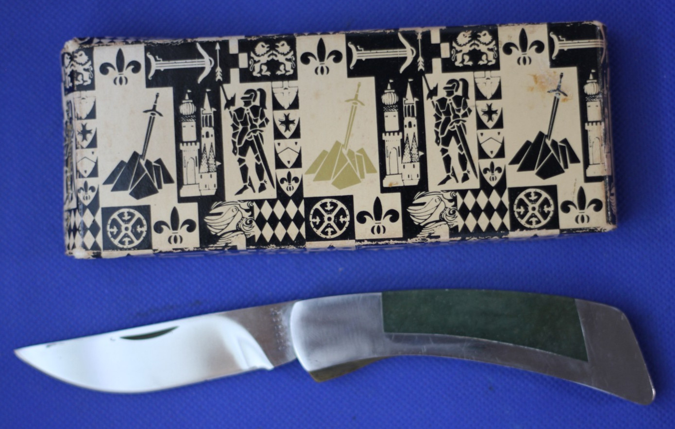 RARE Vintage Gerber Lockblade with Jade, 1970s, NOS, NIB