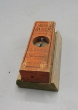 Vintage Warner No. 436 Sanding Block Wood Hand Sander Wing Nut Lock USA Tool picture
