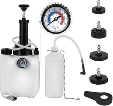 Brake Bleeder Kit 3L Manual, Universal 4-PC Adapters Fit Most Cars & Trucks picture