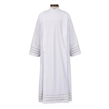Alb Trinity Front Wrap Church Vestment Clergy Large New picture