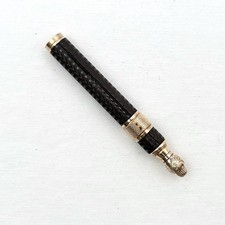 Antique 1867 Victorian Telescopic Pencil & Dip Pen Combo Hard Rubber - As is picture