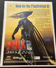 MDK 2: Armageddon - Vintage Original Gaming Print Ad / Streamer Wall Art picture