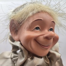 Robert Stanley Christmas Pixie Elf Posable Doll Silver Pink Gold picture