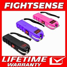 FIGHTSENSE HEAVY DUTY STUN GUN WITH LED FLASHLIGHT FOR WOMEN SELF DEFENSE picture