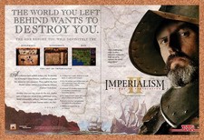 1999 Imperialism II The Age Of Exploration PC Original Advertisement / Promo v2 picture