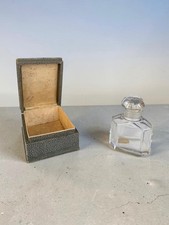Vintage Guerlain Baccarat Perfume Bottle Flacon + Original Box & Extra stopper picture