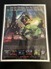 Dark Rift Nintendo 64 Video Game Print Ad 1997. Approximately 8”x10.5” picture