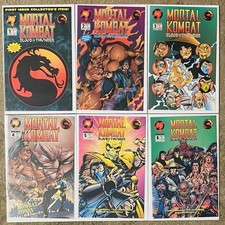 MORTAL KOMBAT: BLOOD & THUNDER 1-6 HIGH GRADE COMPLETE SET MALIBU COMICS 1994 picture