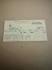1944 WWII Westinghouse Emeryville CA War Worker Pay Receipt Home Front picture