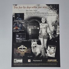Haunting Ground PlayStation 2 PS2 True Fear Print Ad/Poster Promo Art picture